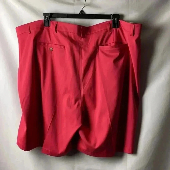 NWT ROUNDTREE & YORKE BIG MENS SIZE 50 CORAL CLASSIC FIT FLAT FRONT SHORTS - Picture 12 of 15
